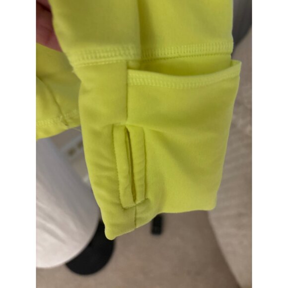 Champion XS Neon Yellow Duo Dry 1/4 Zip Pullover Athletic Running Jacket - Picture 6 of 16